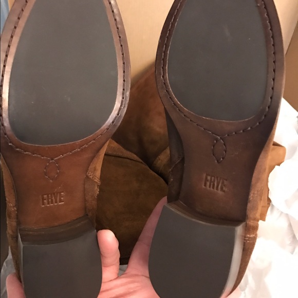 NWT FRYE Over the Knee Suede "Clara" Tassel Tall G O R G E O U S Boots - Picture 6 of 10